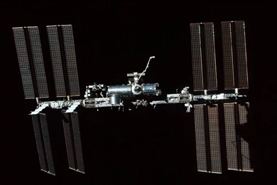 Download Wallpapers 1920x1080 Iss, Space, Solar Cells, Photo Full ...