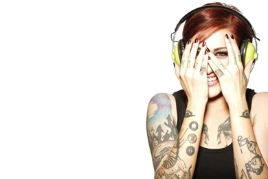 Brunettes Tattoos Women Jeans Feet Kaylajane Danger 2600x2000 ...