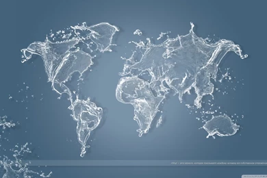 Water Map HD Desktop Wallpapers : Widescreen : High Definition : Mobile