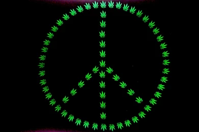 Marijuana Peace High Resolution