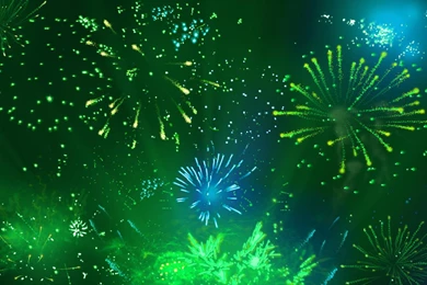 New Year Fireworks 2012 Green Hd Wallpapers 1600x1200 For 17/19 ...