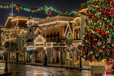 Disneyland Christmas HD Desktop Wallpapers : Widescreen : High ...