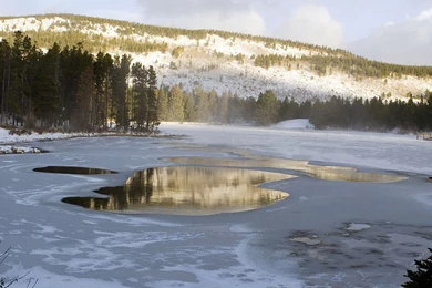 Free Download Natural Scenery Picture   Snow Covered Mountains And ...