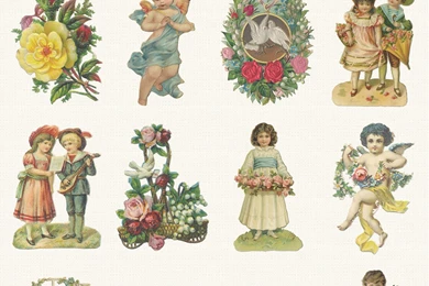 Vintage Wallpapers Scraps