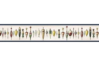 Black Fishing Lures Wallpapers Border