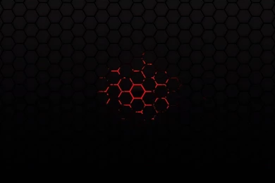 Red On Black Honeycomb Pattern Wallpapers » WallDevil   Best Free ...