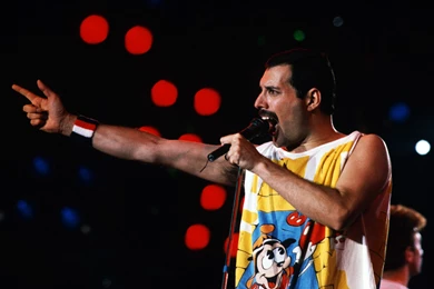 Download Wallpapers 3840x2400 Freddie Mercury, Singer, Performance ...