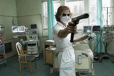 Batman, Pistols, Movies, The Joker, Hospital, Glock, 9mm, Silencer ...