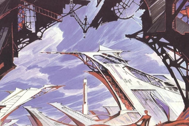 Revolutionary Girl Utena Cityscapes Fictional Landscapes Manga ...