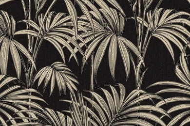 Graham & Brown Palm Tree Pattern Leaf Glitter Motif Wallpapers 32 970
