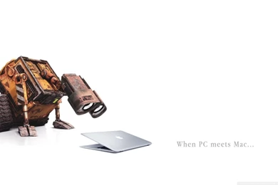 Wall E Meets Mac HD Desktop Wallpapers : High Definition ...