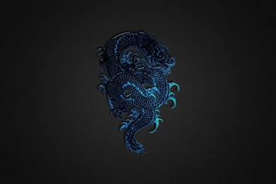 Wallpapers HD 1080p Blue Dragon Logo On Black Wall   1920x1080   684086