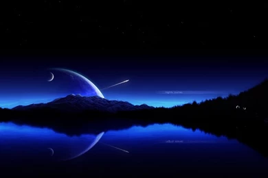 Black Blue Moon – Nature Other HD Desktop Wallpapers