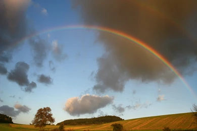 Real Rainbow Wide Wallpapers : Nature Wallpapers   Semrawut