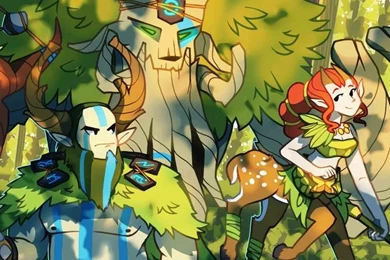 Dota 2 Nature Heroes Cartoon Game HD Wallpapers Wallpapers