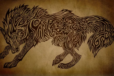 Tribal Art On Alpha Wolf Ocs   DeviantArt