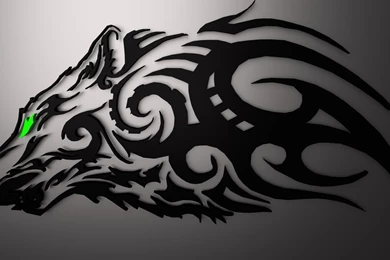 Tribal Wolf (White) Low Polly Render : Blender By Kidus333 On ...