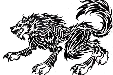 Tribal Wolf Pictures   HD Wallpapers And Pictures