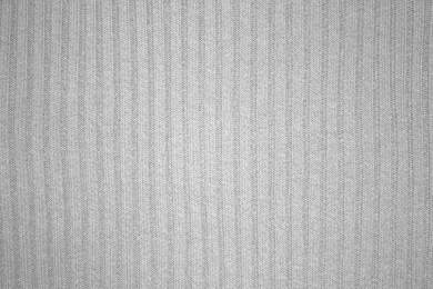 Gray Ribbed Knit Fabric Texture Picture