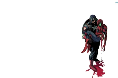 Wallpapers Captain America And Spider Man Cartoon 2560x1600 ...