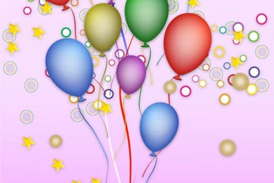 Happy Birthday Backgrounds Vector Template