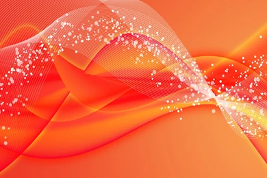 Orange Abstract Art