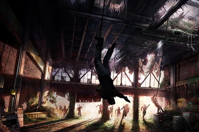 The Last Of Us Zombies Dark Horror Zombie Wallpapers