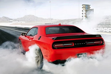 2015 Dodge Challenger SRT Hellcat Burnout Wallpapers Free Desktop ...