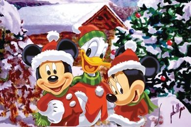 Mickey Mouse Christmas Wallpapers