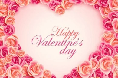 Lovely Roses Heart Frame Vector Backgrounds   Backgrounds Free Download