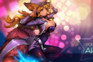 Popstar Ahri LoL 2c HD Wallpapers