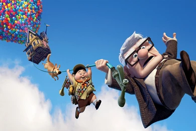 Pixar's Up Movie Characters Design Desktop Wallpapers