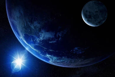 Planet Space Stars Moon Earth Star HD Wallpapers Wallpapers ...