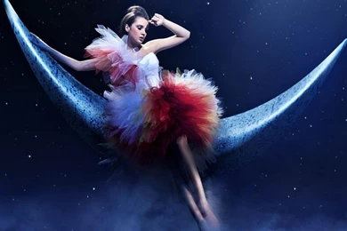 Wallpapers Monn Star Sky Dress Moon Stars Hd Get 1366x768