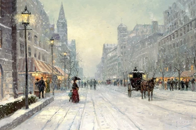 Thomas Kinkade Wallpapers 8, Art Wallpaper, Art Painting Wallpapers