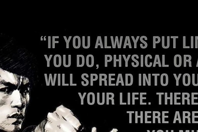 Bruce Lee Text Wallpapers