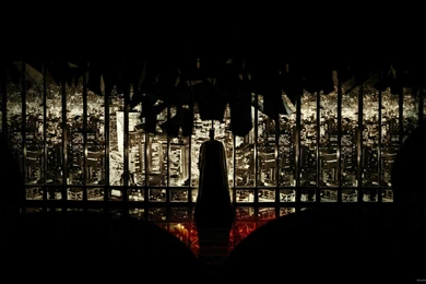 Download 2560x1440 The Dark Knight Rises Bat Shaped Poster Wallpapers