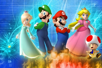 Rosalina Peach And Toad Kids Wallpapers World Wallpapers Collection ...