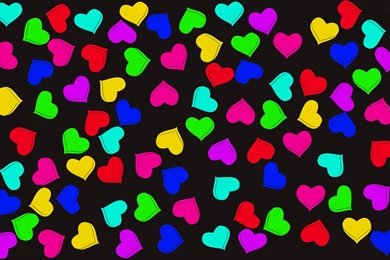 Colorful Heart Wallpapers For Desktop   Uncalke.com