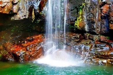 Green Waterfall iPhone 6 Wallpapers