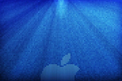 Logo Blue Apple Logo Apple Mac Computers Macintosh HD Wallpapers ...