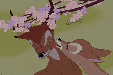 Bambi And Faline As Adults   Wallpaper.