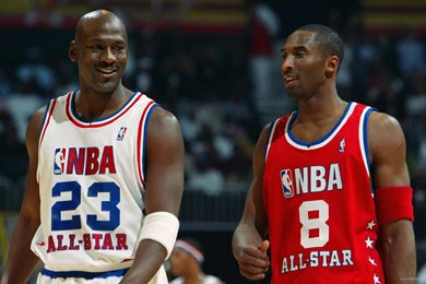 HD Kobe Bryant With Michael Jordan Wallpapers