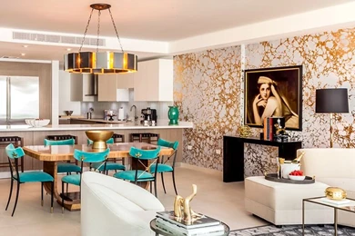 Custom Installations: Calico Wallpapers