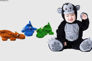 Beautiful Baby And Toys