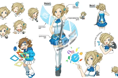 Internet Explorer Aizawa Inori Internet Explorer Microsoft Os tan ...