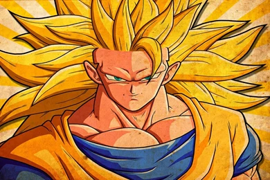 HD Goku SSJ 3 2450x Wallpapers