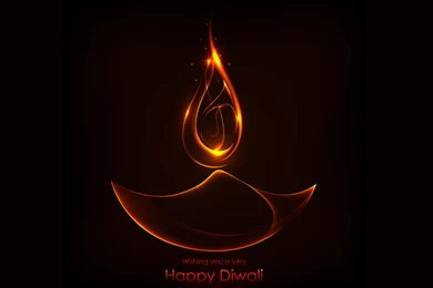 Happy Diwali 3D Diya Hd Images