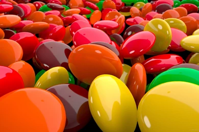 1920 X 1080 Multicolored Skittles Candy Backgrounds / Multicolored ...