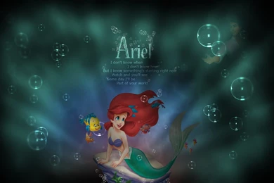 PSD+Me: Ariel   Part Of Your World   Wallpapers